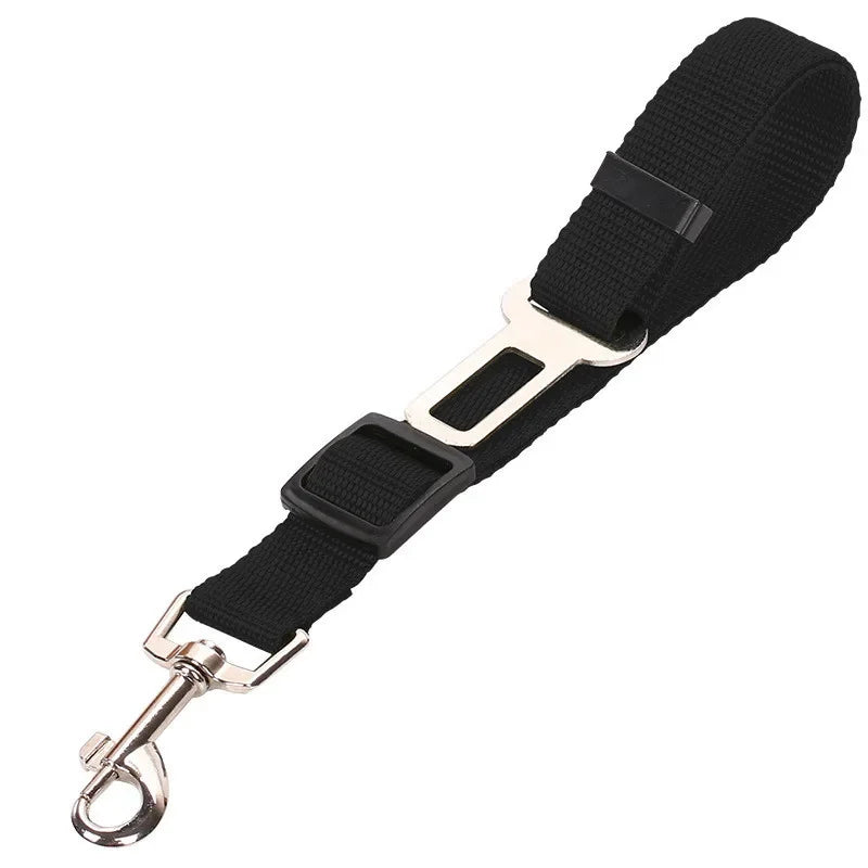 Dog Car Seat Belt – Adjustable Safety Harness Clip for Dogs
