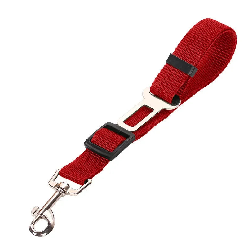Dog Car Seat Belt – Adjustable Safety Harness Clip for Dogs