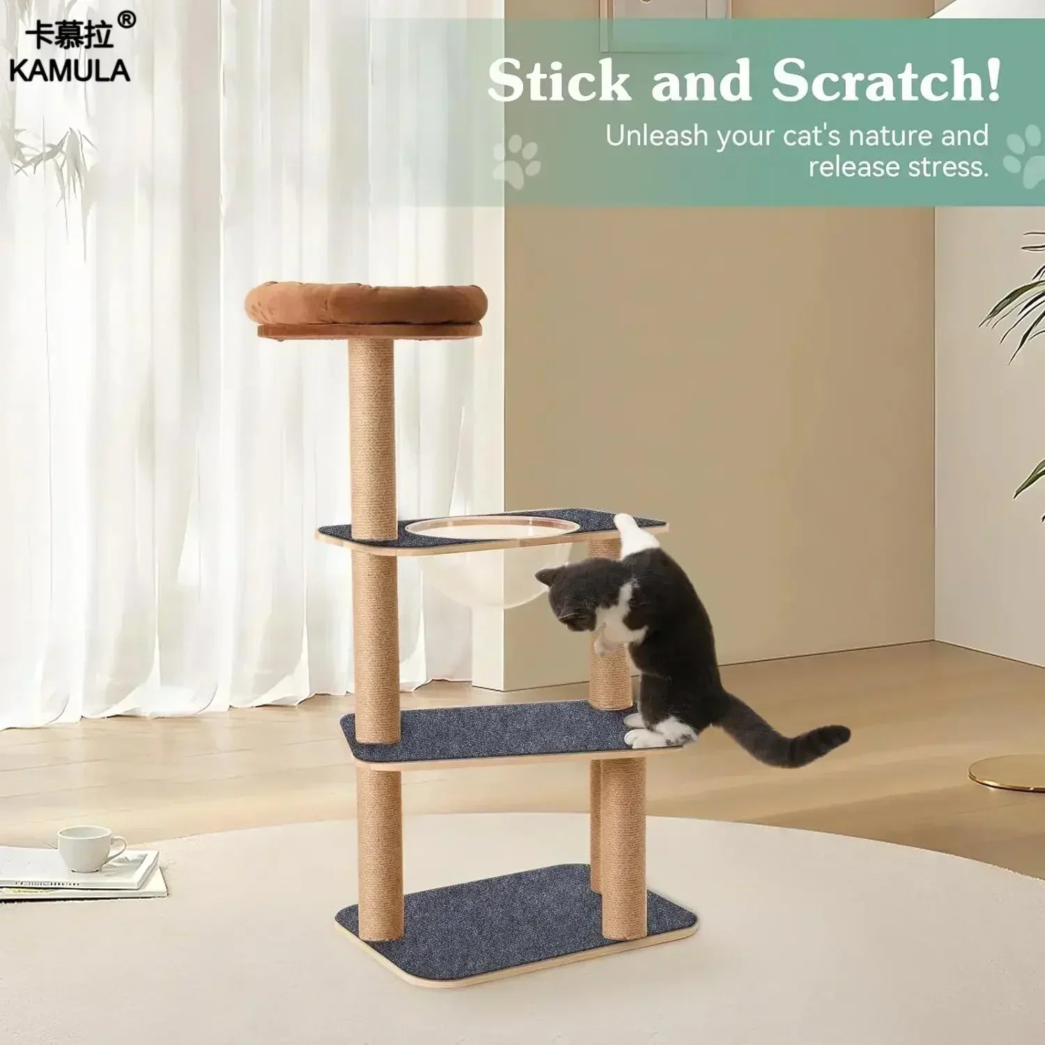 Cat Scratch Furniture Protector – Self-Adhesive Cat Sofa & Wall Guard