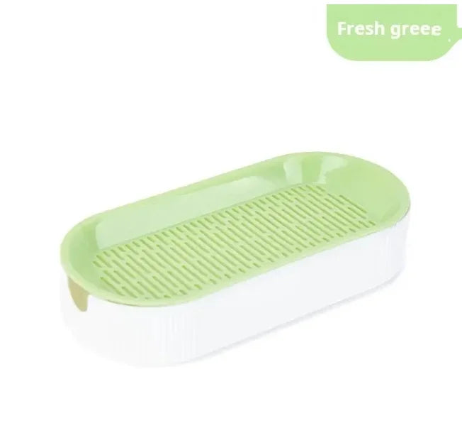 green soil bed photo for hydroponic cat littter