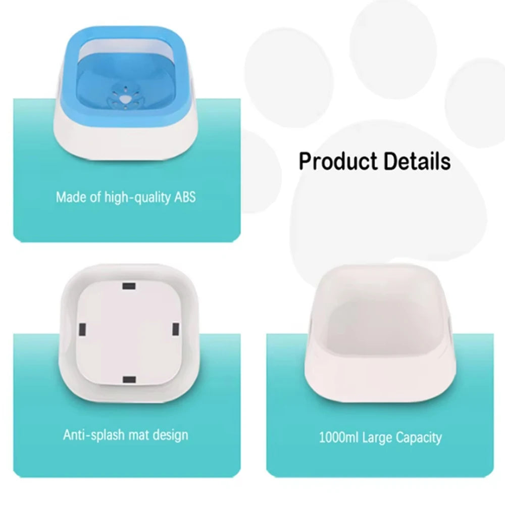 Product details of a high-quality ABS container with anti-splash mat design and 1000ml large capacity.